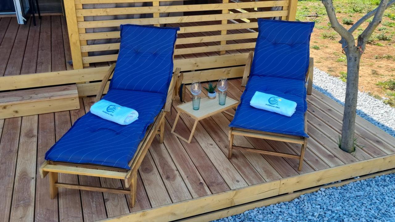 Mobilehome Elena Premium With Pool, Istria บานโจเล ภายนอก รูปภาพ